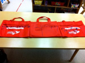 Talk, Read, Write with me intervention bags