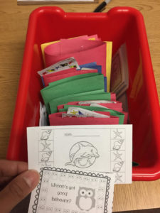 Incentives box at Melcher Elementary School