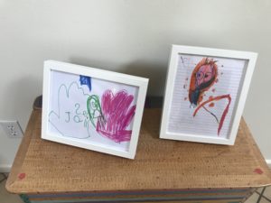 Student drawings at end of year celebration in Kansas City